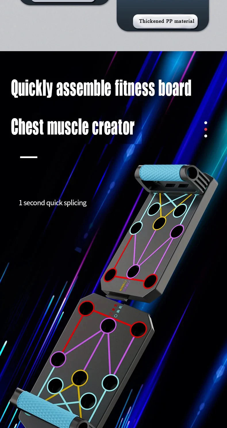 Składana deska do pompek – sprzęt fitness do domu