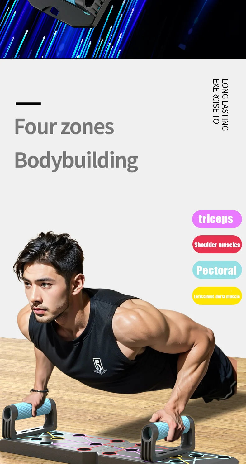 Składana deska do pompek – sprzęt fitness do domu