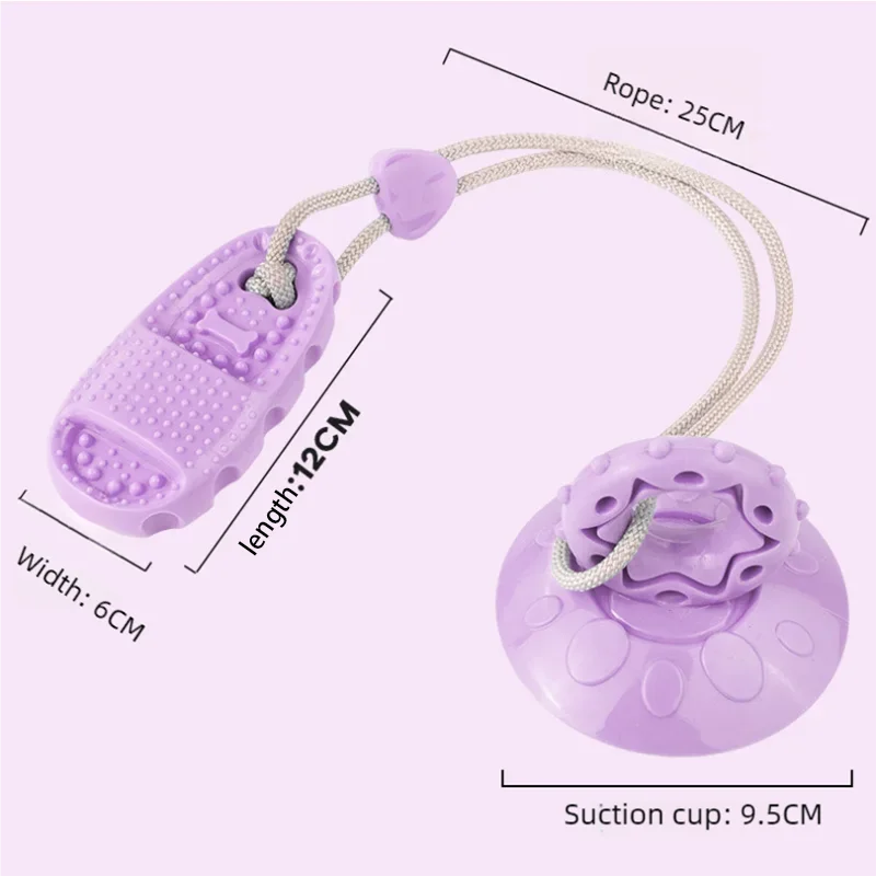 Zabawka dla psa – przyssawka, odporna na gryzienie