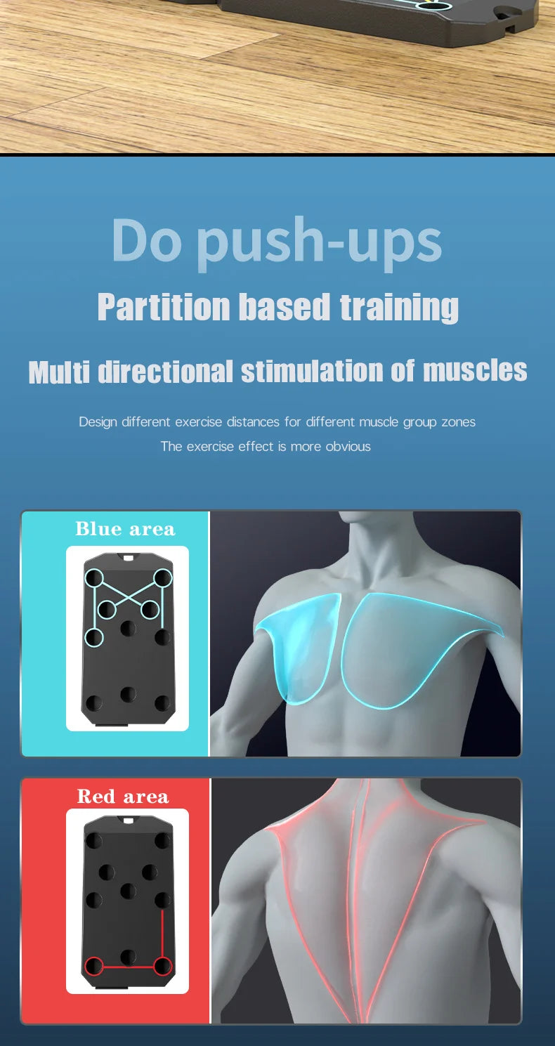 Składana deska do pompek – sprzęt fitness do domu