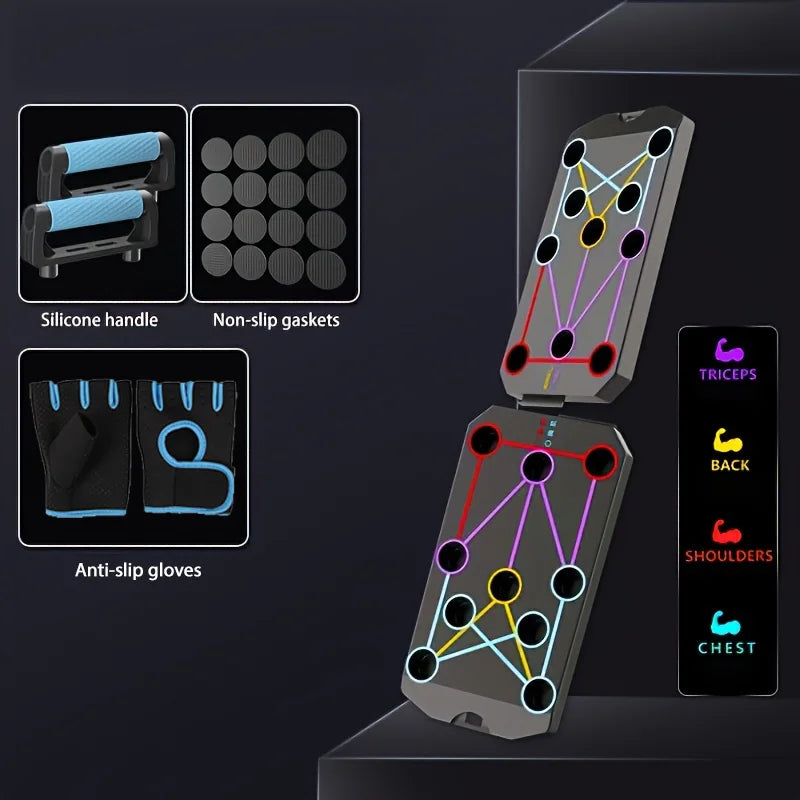 Składana deska do pompek – sprzęt fitness do domu