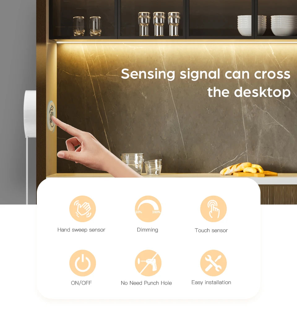 Taśma LED COB USB 5V do lustra makijażowego