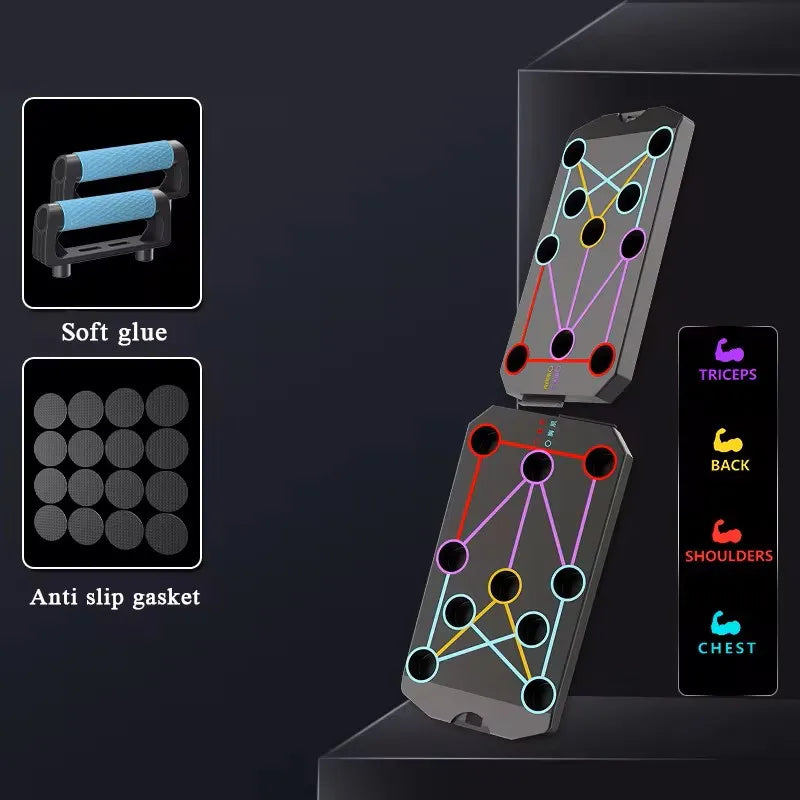 Składana deska do pompek – sprzęt fitness do domu